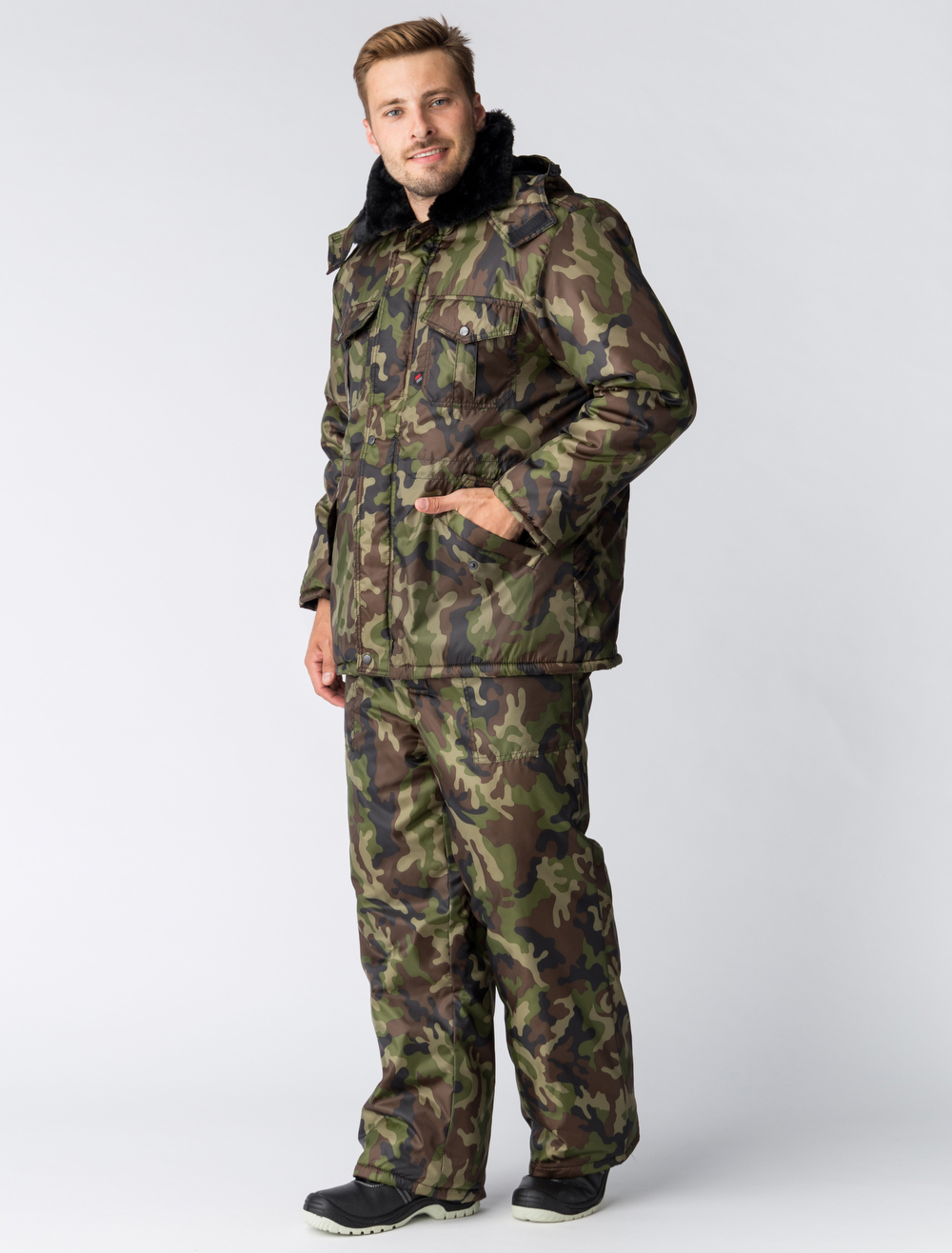 Куртка зимняя для Охранника КМФ, НАТО
