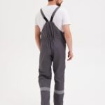 Костюм «Корпус» (куртка+п/к) тк. смесовая 65/35, пл. 240 г/м2, цв. т.серый/черный/красный