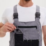 Костюм «Канзас» ткань 240гр, СОП, куртка+п/к, цвет св.серый с черным