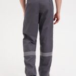 Костюм «Корпус» (куртка+БРЮКИ) тк. смесовая 65/35, пл. 240 г/м2, цв. т.серый/черный/красный