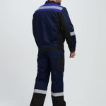 Костюм Вивантек-1 СОП К. (тк.Смесовая МВО,240) брюки, т.синий/черный/васильковый