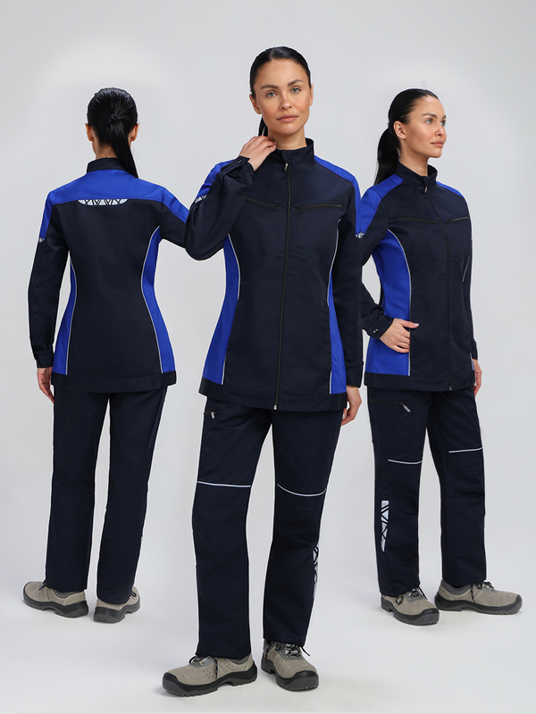 Куртка женская ProfLineSpecialist (тк.Смесовая,240), т.синий/васильковый
