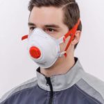 Респиратор чашеобразный DSK PRO 5512 НК с клапаном, FFP3 (10 шт)