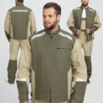 Куртка Ридоф (тк.Канвас,270), хаки/бежевый