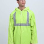 Плащ влагозащитный сигнальный ProfLineBase СОП (ПВХ,180), желтый