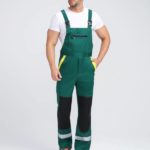 Костюм ProfLineBase-2 (тк.Твил,210) п/к, зеленый/черный/желтый