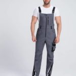 Костюм ProfLineLeader-2 (тк.Хлопок/Спандекс,260) п/к, серый/черный