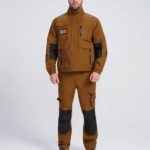Куртка ProfLineSpecialist (тк.РипСтоп,240), коричневый/черный