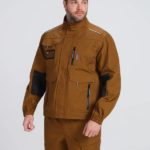Куртка ProfLineSpecialist (тк.РипСтоп,240), коричневый/черный