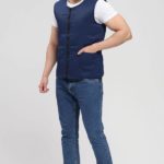 Жилет утепленный База (тк.Смесовая,210), т.синий