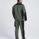 Костюм ProfLineLeader-1 (тк.Хлопок/Спандекс,260) брюки, хаки/черный