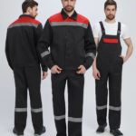 Костюм Лигор-2 СОП (тк.Смесовая,210) п/к, черный/красный