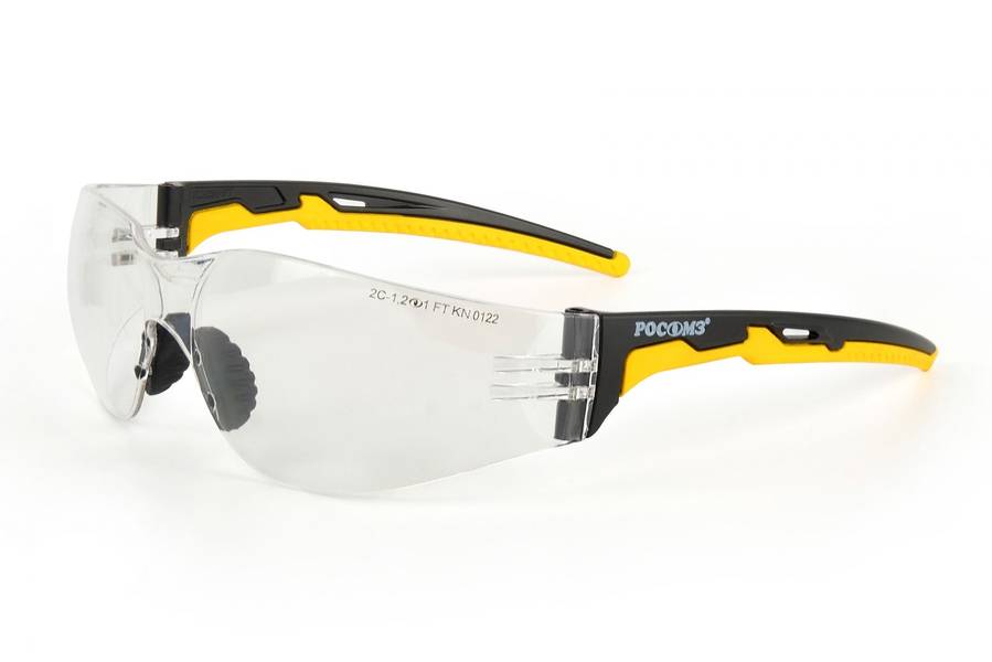 Очки открытые РОСОМЗ™ 015 HAMMER ACTIVЕ StrongGlass (2С-1,2PC), 11537-5