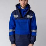 Костюм Антигнус-1 СОП (тк.Саржа,220) брюки, т.синий/васильковый