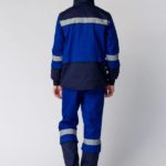 Костюм Антигнус-1 СОП (тк.Саржа,220) брюки, т.синий/васильковый